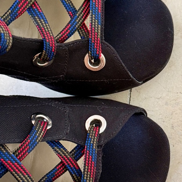 Prada Anchor Wedge Lace-up Boot us Eu size 38,5 - Picture 6 of 8